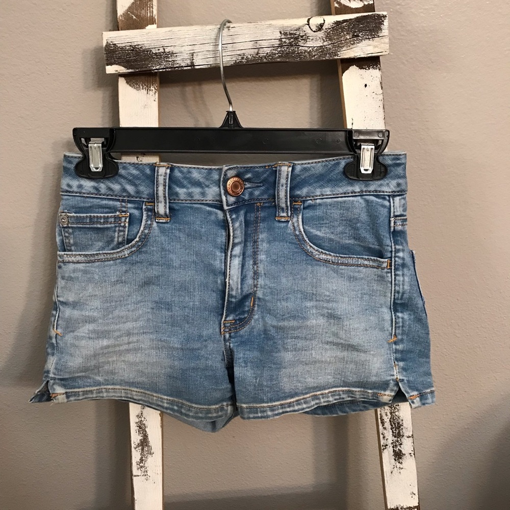 American Eagle Outfitters- blue jean shorts